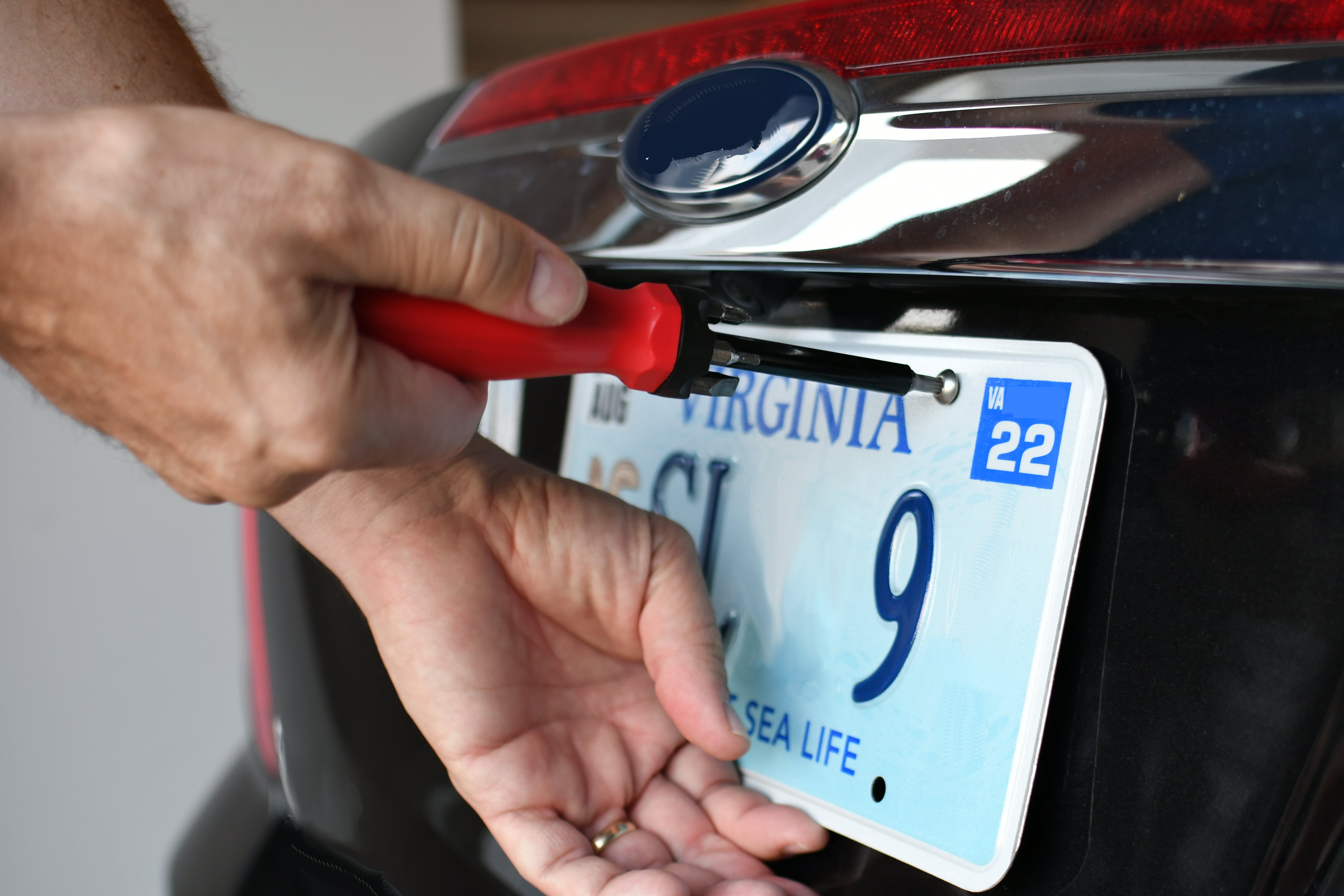 Plaque immatriculation vehicule