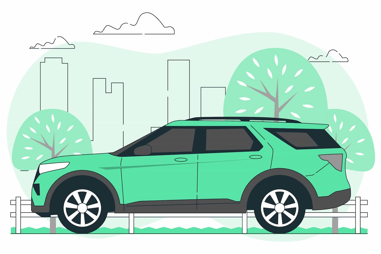 Illustration voiture SUV